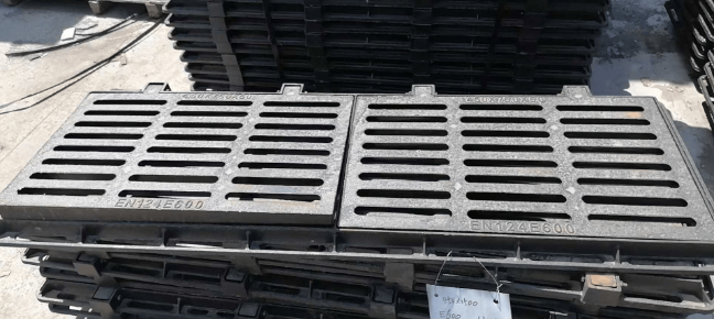 台江球墨铸铁连体双篦展示